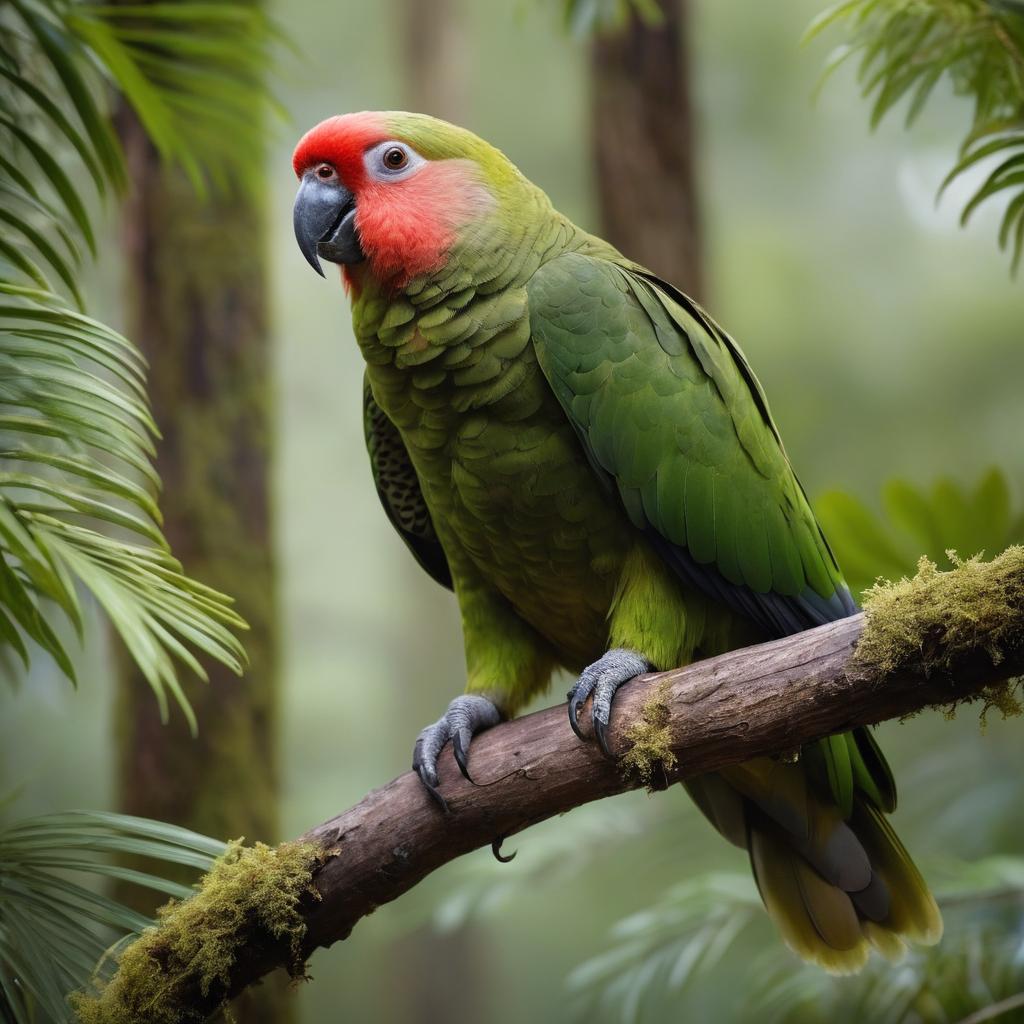 Kākāpō’s chameleon colors exposed